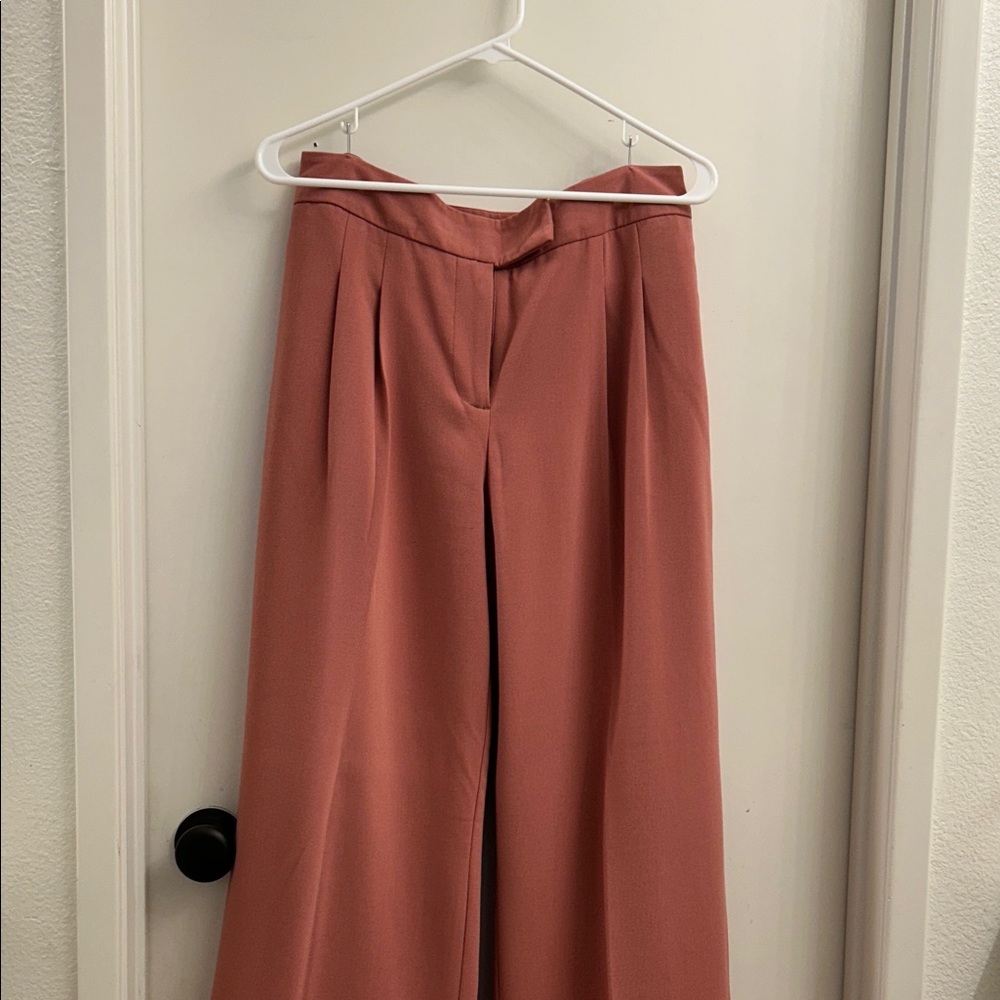 Liz Claiborne Women's Coral Wide-Leg Pants